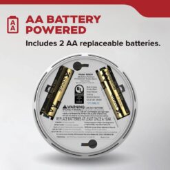 Kidde Compact 4 in. Battery Powered Smoke Detector with Photoelectric Sensor (4-Pack) 21031438
