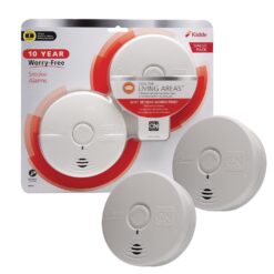 Kidde 10 Year Worry -Free Battery Powered Smoke Detector with Photoelectric Sensor (2-Pack) 21029898
