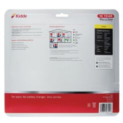 Kidde 10 Year Worry -Free Battery Powered Smoke Detector with Photoelectric Sensor (2-Pack) 21029898