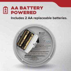 Kidde Battery Powered Smoke Detector with Photoelectric Sensor (3-Pack) 21031448