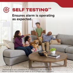 Kidde Battery Powered Smoke Detector with Photoelectric Sensor (3-Pack) 21031448