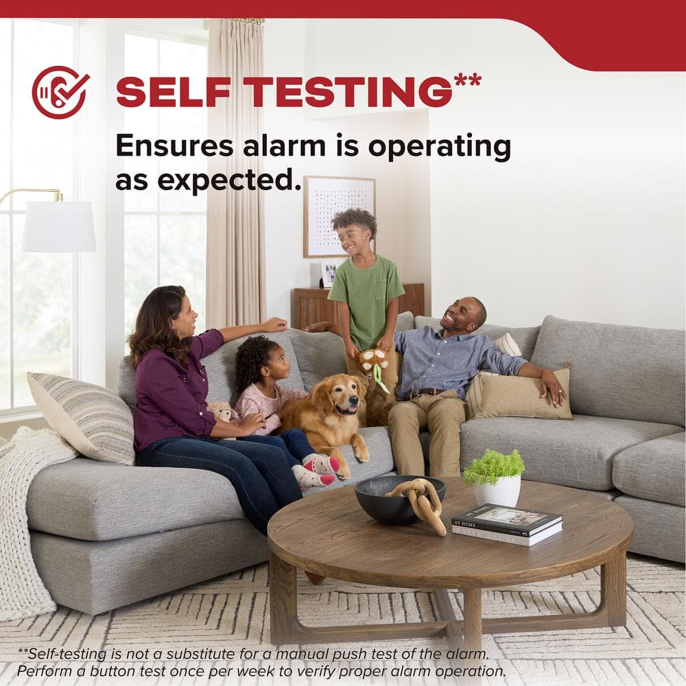 Kidde Battery Powered Smoke Detector with Photoelectric Sensor (3-Pack) 21031448