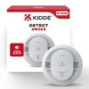 Kidde 10-Year Battery Powered Smoke Detector with Photoelectric Sensor and Voice Alerts 21033065