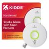 Kidde Smart Hardwired Wi-Fi Enabled Smoke Detector with Photoelectric Sensor and Voice Alerts 21032064