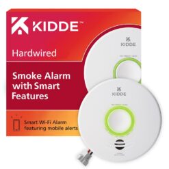Kidde Smart Hardwired Wi-Fi Enabled Smoke Detector with Photoelectric Sensor and Voice Alerts 21032064