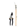 Fiskars 15 in. Steel Blade Tree Pruner and 8.5 in. Pruning Shears (2-Piece) 1076079