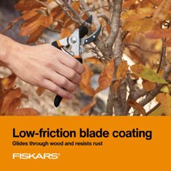 Fiskars 15 in. Steel Blade Tree Pruner and 8.5 in. Pruning Shears (2-Piece) 1076079