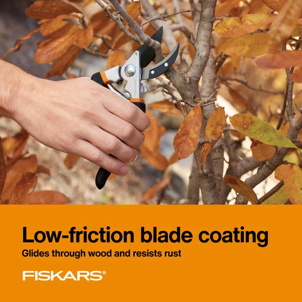 Fiskars 15 in. Steel Blade Tree Pruner and 8.5 in. Pruning Shears (2-Piece) 1076079