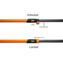 Fiskars 15 in. Steel Blade Tree Pruner and 8.5 in. Pruning Shears (2-Piece) 1076079