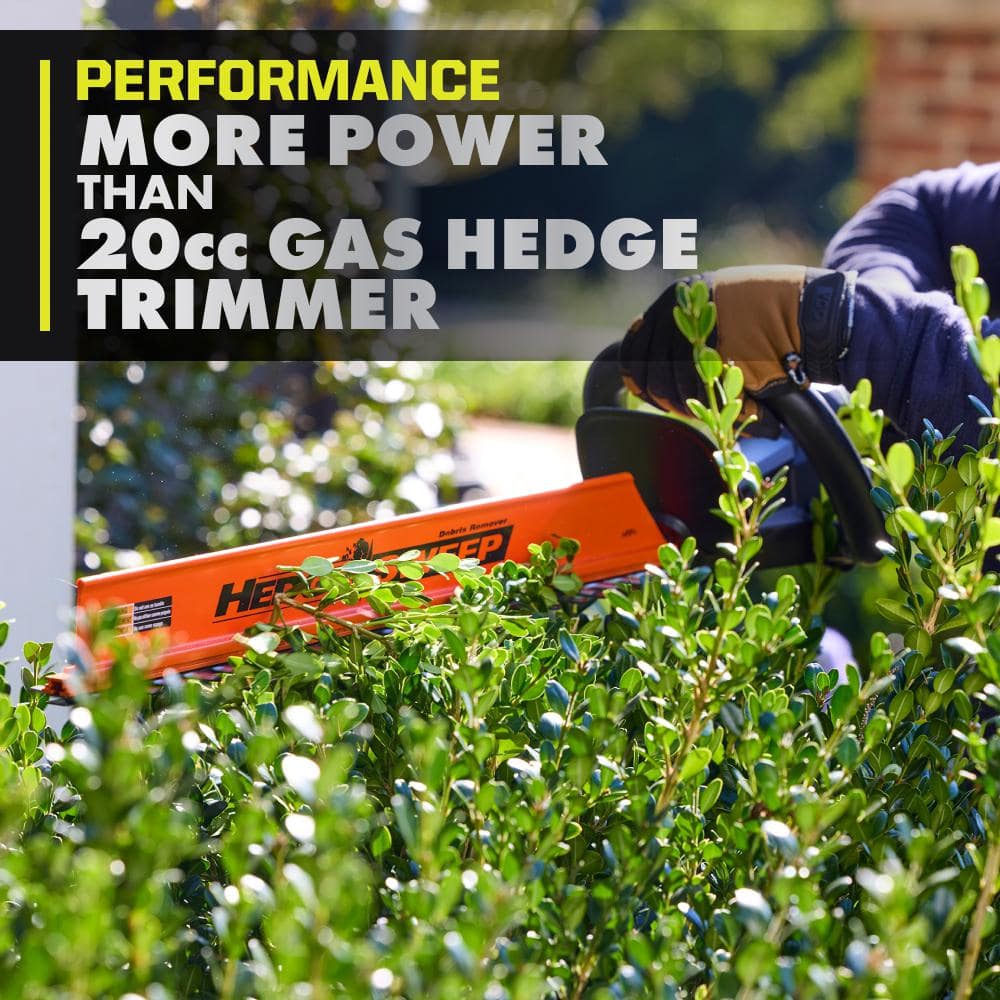 RYOBI ONE+ HP 18V Brushless 24 in. Cordless Battery Hedge Trimmer (Tool Only) PBLHG01B