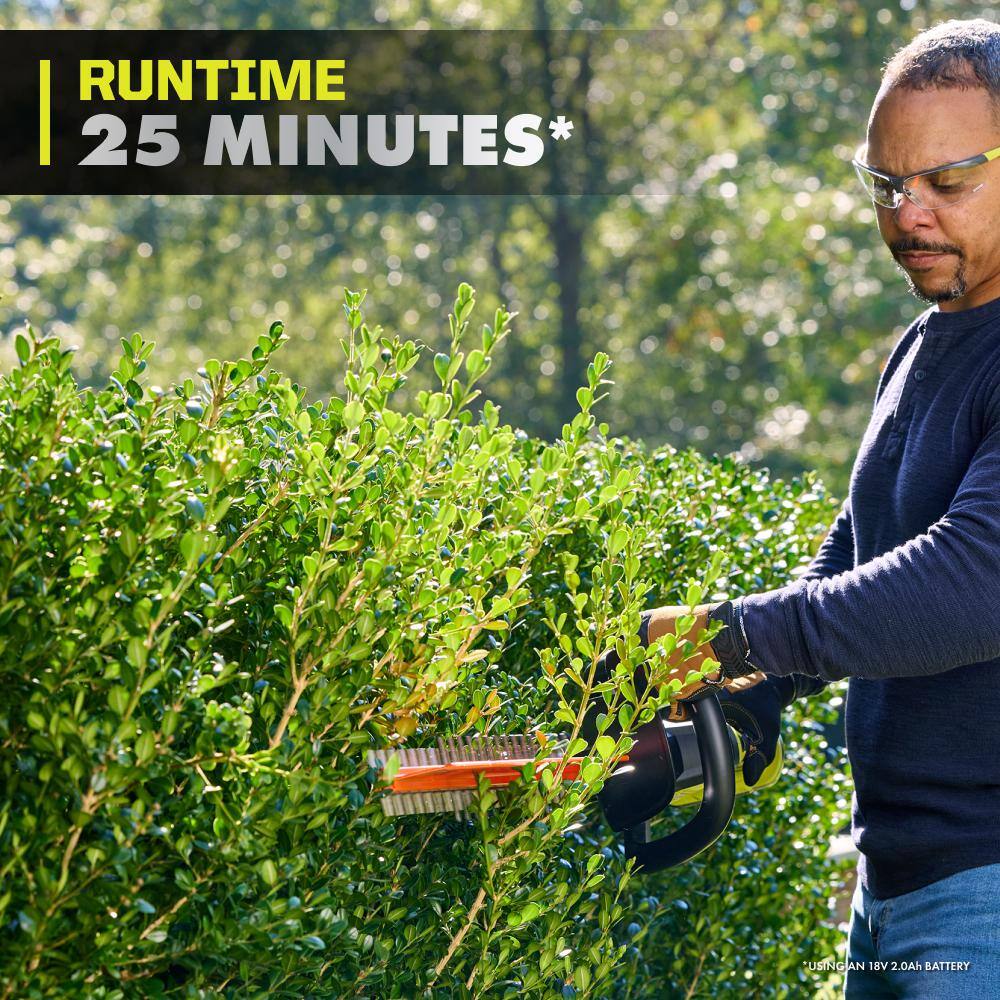 RYOBI ONE+ HP 18V Brushless 24 in. Cordless Battery Hedge Trimmer (Tool Only) PBLHG01B