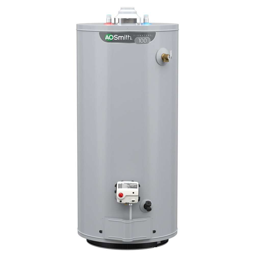 A.O. Smith Signature 100 40-Gallon Short 6-year Warranty 36000-BTU Liquid Propane Water Heater