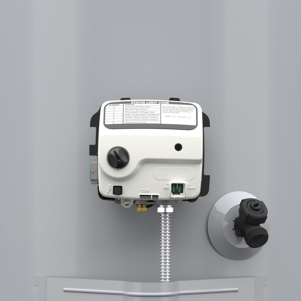 A.O. Smith Signature 100 50-Gallons Tall 6-year Warranty 40000-BTU Natural Gas Water Heater