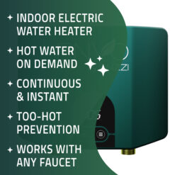 ANZZI ENVO 240-Volt 6-kW-kW 1.7-GPM Point Of Use Tankless Electric Water Heater