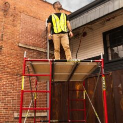 Build Frames Exterior/Interior B-Size Masonry Frames SCAFFLEX Steel 5-ft H x 1.57-ft L 2700-lb Capacity Scaffold frame