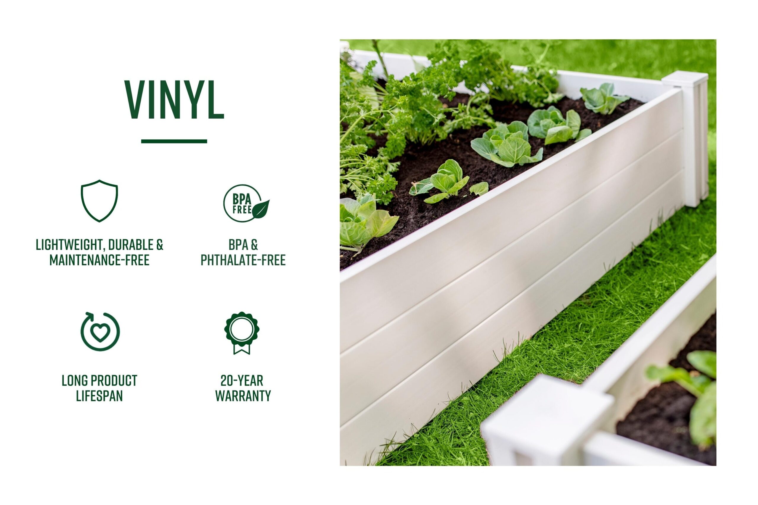 Vita Classic 4.75-ft W x 7.31-ft H Flat White PVC Garden Arbor