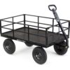 Gorilla Carts 9-cu ft Steel Yard Cart