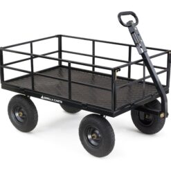 Gorilla Carts 9-cu ft Steel Yard Cart