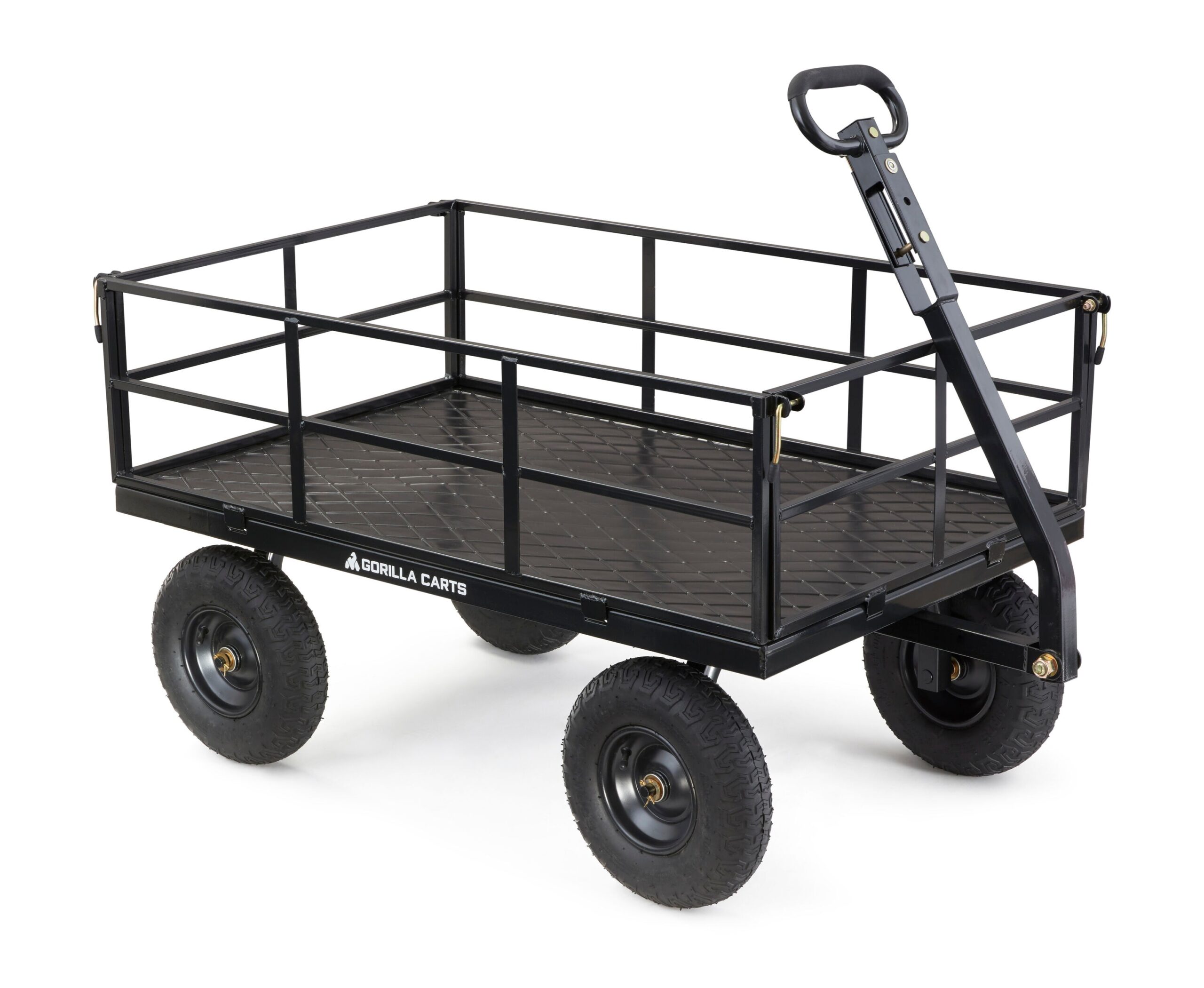 Gorilla Carts 9-cu ft Steel Yard Cart