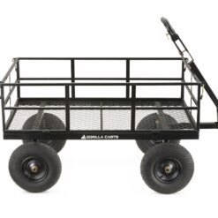 Gorilla Carts 9-cu ft Steel Yard Cart