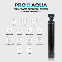 PRO+AQUA PRO-WELL WATER Single-stage 10-GPM Mechanical filtration Well water Whole House Water Filtration System