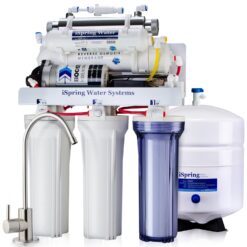 iSpring RCC1UP 100GPD RO with UV Filter Mechanical Filtration Reverse Osmosis Filtration Under Sink Water Filtration System