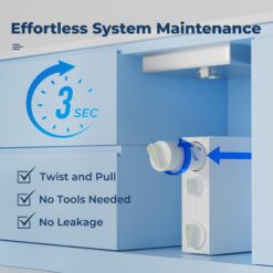iSpring Triple-stage Carbon Block Reverse Osmosis Filtration Under Sink Water Filtration System