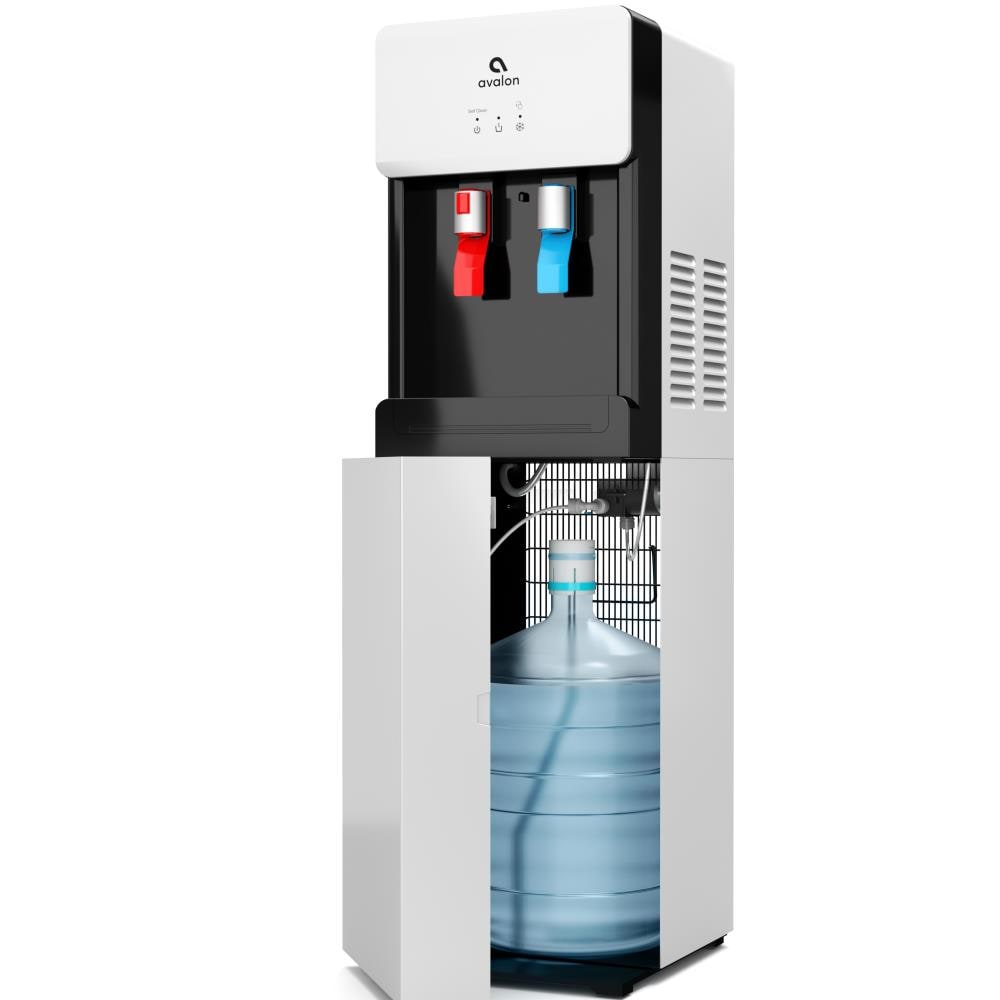 Avalon White Bottom-loading Cold and hot Water cooler
