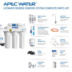 APEC Water Ultimate 5-stage Multi-method Reverse Osmosis Filtration System