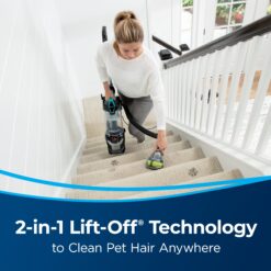 BISSELL MultiClean Allergen Bagless Pet Upright Vacuum with HEPA Filter