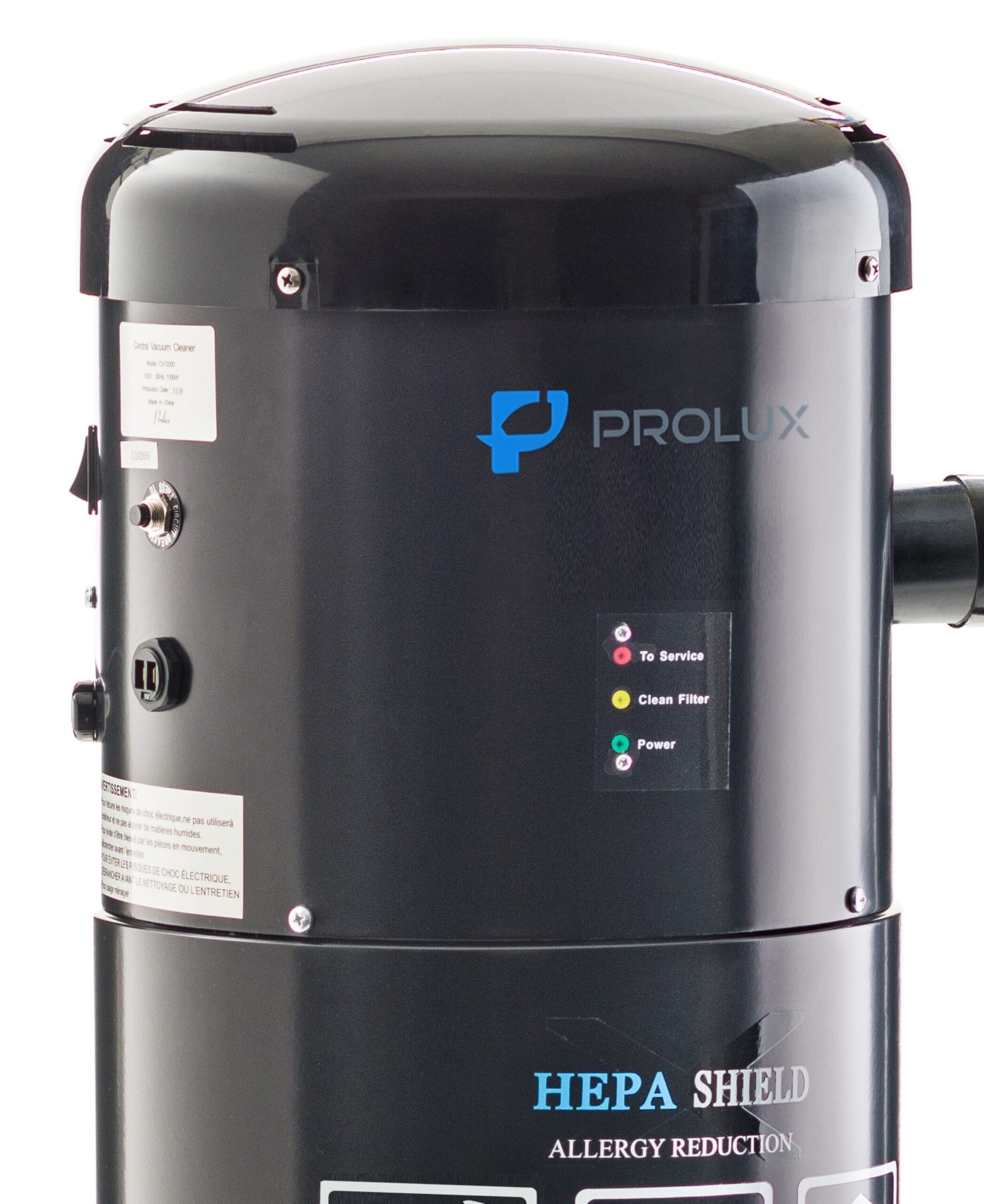 Prolux HEPA Filter Residential Bagless Central Vacuum