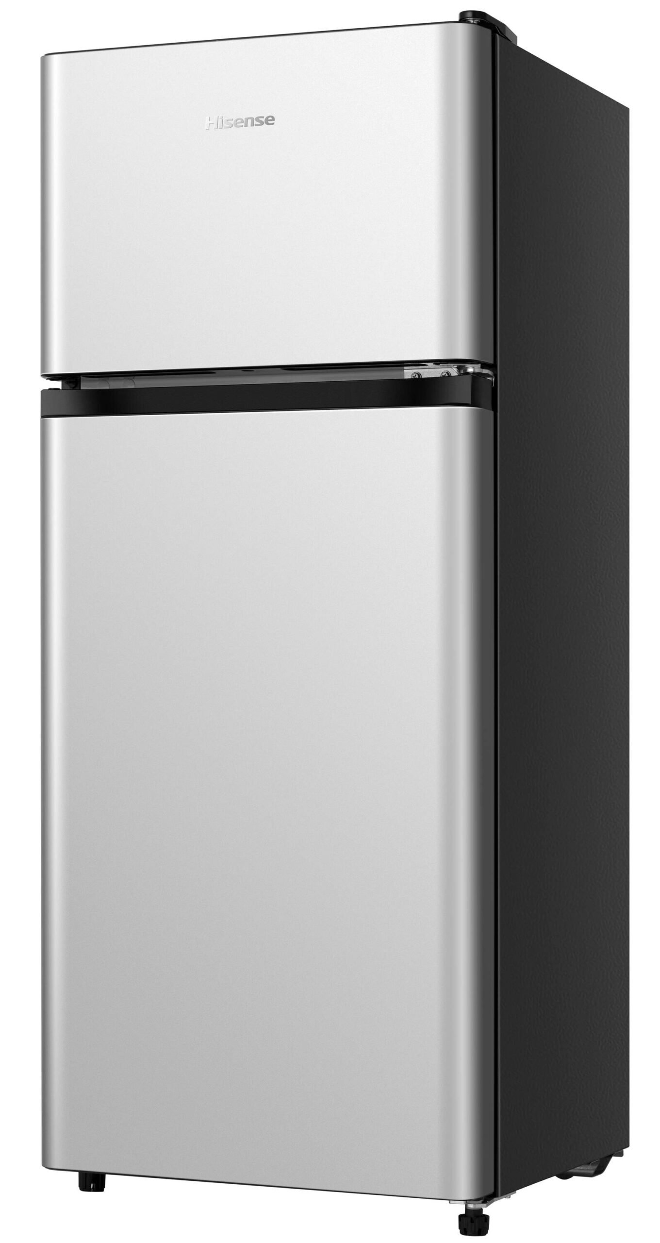 Hisense 4.4-cu ft Mini Fridge with Freezer ( Silver ) ENERGY STAR