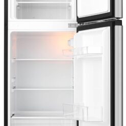 Hisense 4.4-cu ft Mini Fridge with Freezer ( Silver ) ENERGY STAR