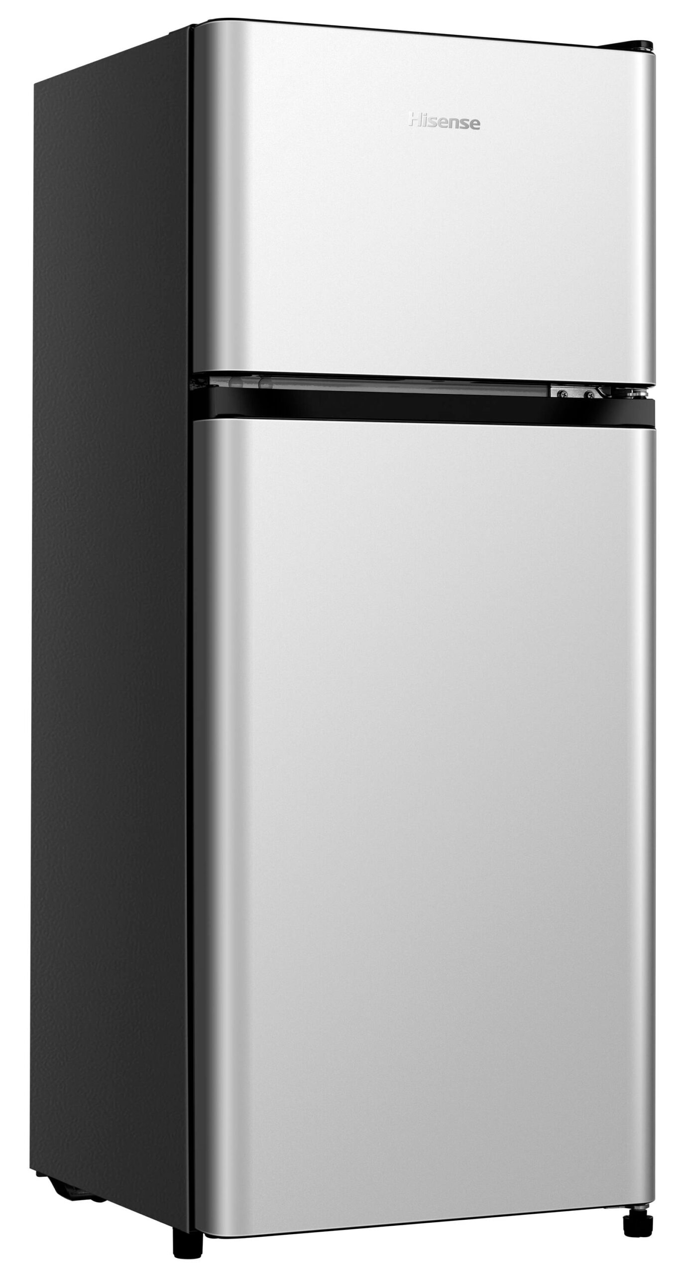 Hisense 4.4-cu ft Mini Fridge with Freezer ( Silver ) ENERGY STAR