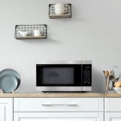 Sharp 2.2-cu ft Large (Greater than 1.5-cu ft) 1200 -Watt Sensor Cooking Controls Countertop Microwave ( Stainless Steel )