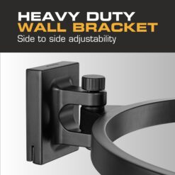 MULE 18-Inches Indoor or Outdoor Black Wall Mounted Fan