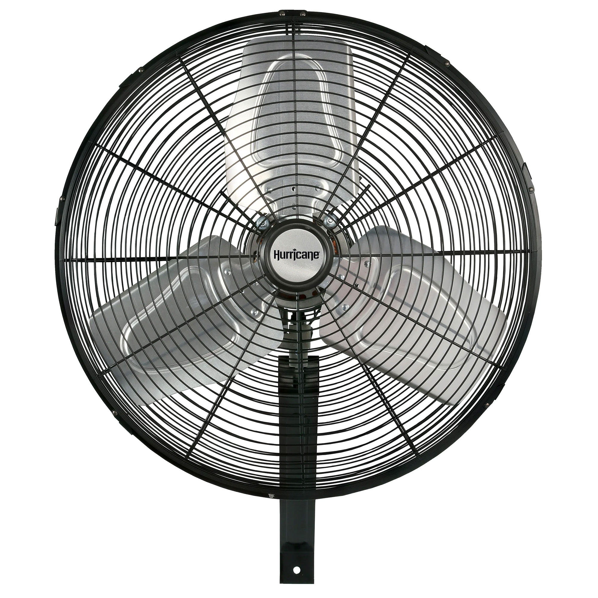 Hurricane 20-Inches Oscillation Indoor Black Wall Mounted Fan