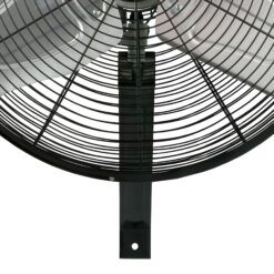 Hurricane 20-Inches Oscillation Indoor Black Wall Mounted Fan