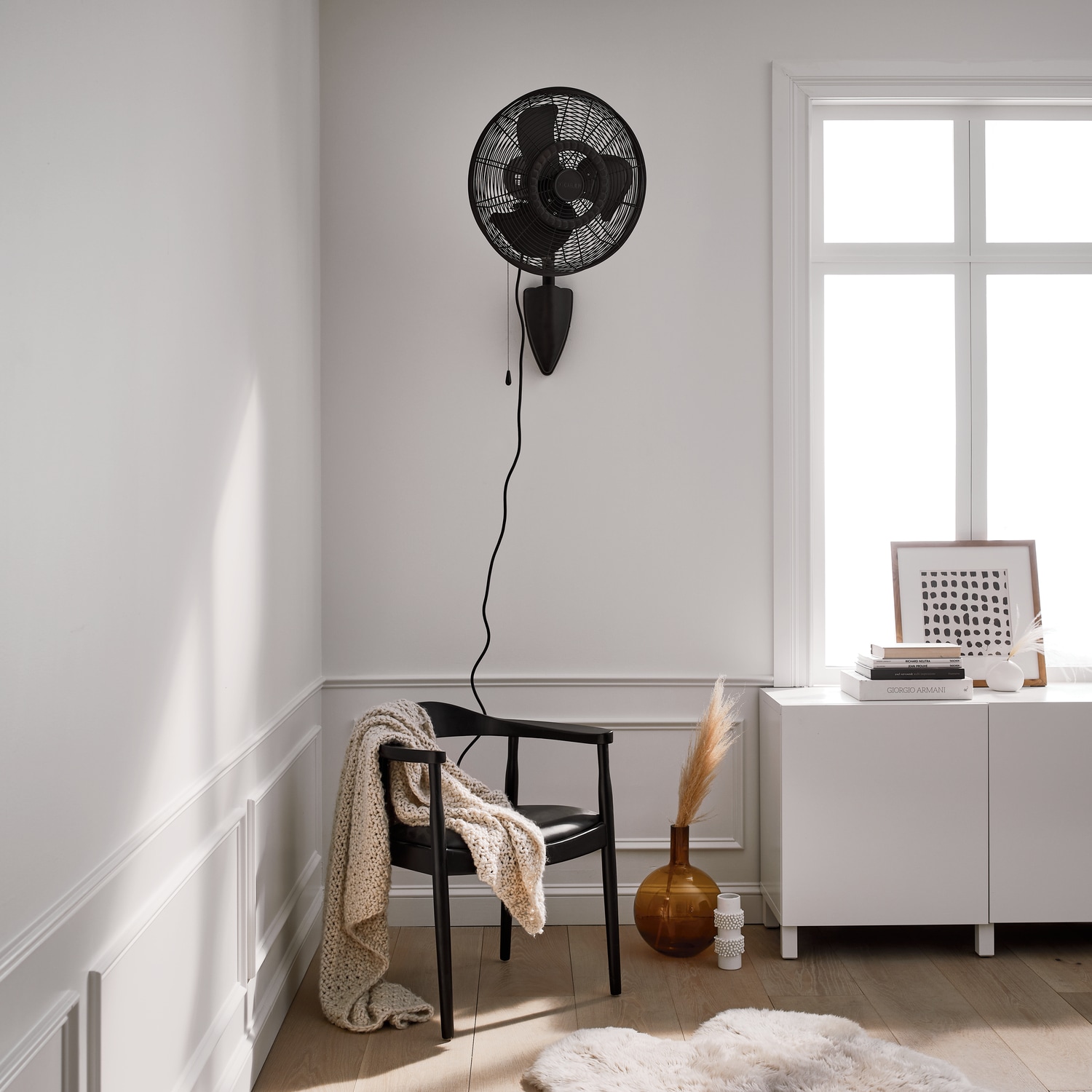 Kichler Pola 18-in Hardwired Indoor or Outdoor Bronze Wall Mounted Fan