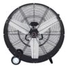 Ecomax 36-in 120 -Volt High Velocity Indoor/Outdoor Black Industrial Fan