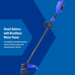 Kobalt 80-volt 17-in Straight Shaft Battery String Trimmer 2.5 Ah (Battery Included) (Charger Included)