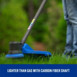 Kobalt 80-volt 17-in Straight Shaft Battery String Trimmer 2.5 Ah (Battery Included) (Charger Included)