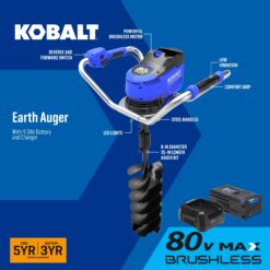 Kobalt 1-man Auger Powerhead with 8-in Bit