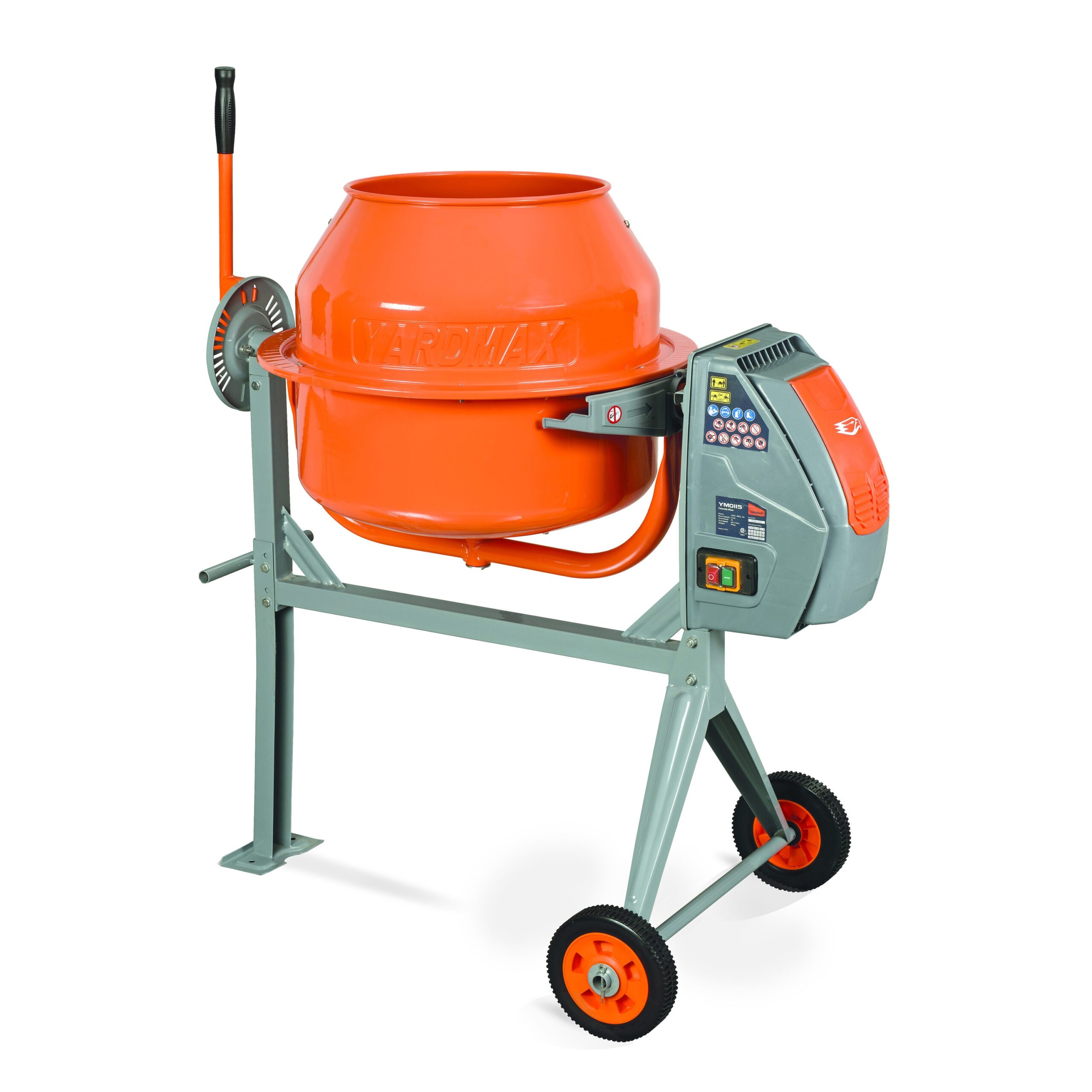 YARDMAX 4.0 CU FT concrete mixer 4.0-Cu. Feet 0.68 -HP Concrete Mixers