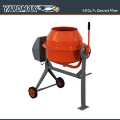 YARDMAX 4.0 CU FT concrete mixer 4.0-Cu. Feet 0.68 -HP Concrete Mixers