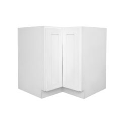 RELIABILT Fairplay 36.00-in W x 34.5-in H x 24-in D White Lazy susan Corner base Ready to assemble Plywood Cabinet (Recessed Panel Shaker)