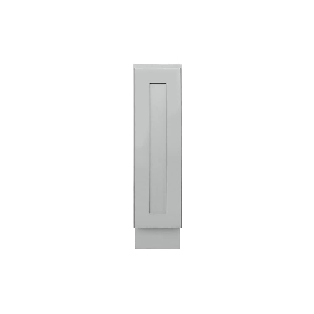 RELIABILT Overlake 9-in W x 34.5-in H x 24-in D Gray Base Ready to assemble Plywood Cabinet (Recessed Panel Shaker)