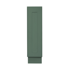 RELIABILT Monroe 9-in W x 34.5-in H x 24-in D Basil Green Base Ready to assemble Plywood Cabinet ( Recessed panel Shaker )