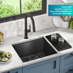 Kraus Kore Undermount 21-Inches x 19-Inches Stainless steel Single bowl 16 -Gauge Workstation Kitchen Sink