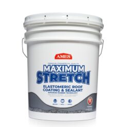 AMES Maximum Stretch 5-gallon White Elastomeric Reflective Roof Coating